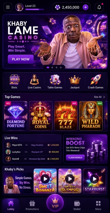 Khaby Lame Casino App for iOS and Android